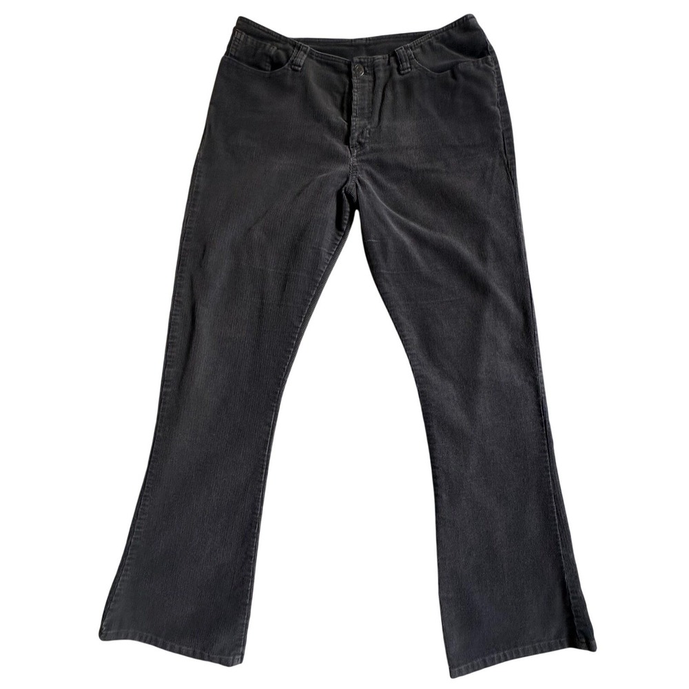 Abercrombie & Fitch Y2K Vintage Corduroy Bootcut Pants Grey Womens Size 30x32